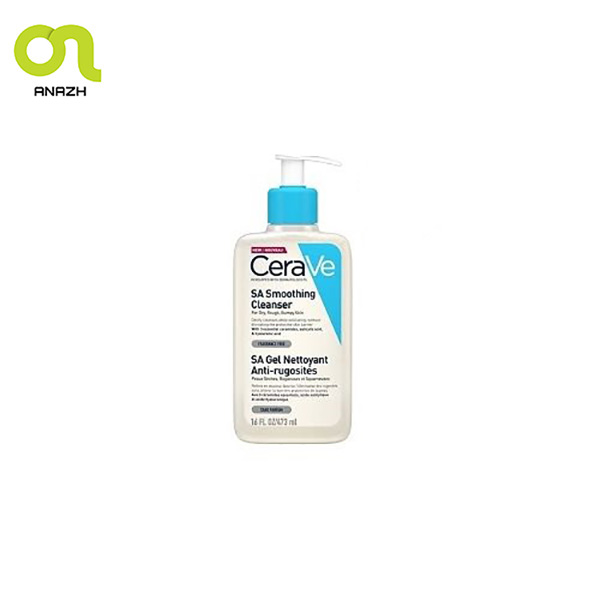 شوینده سالیسیلیک اسید سراوی برای پوست های حساس و خشک و زبر 473 میل مدل CeraVe SA Smoothing Cleanser-اناژ