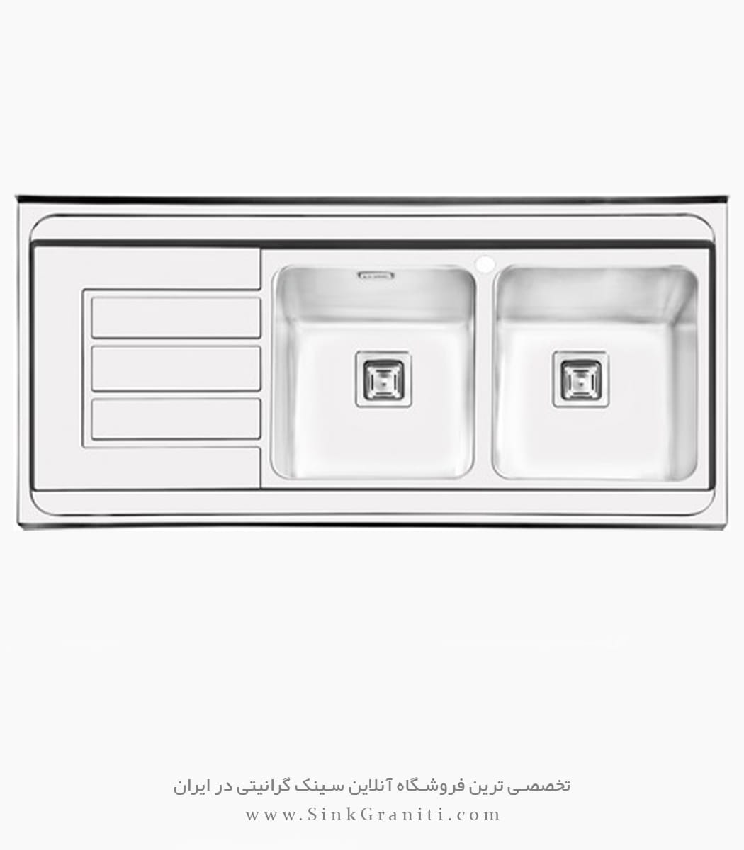سینک ایلیا استیل مدل 1083 روکار