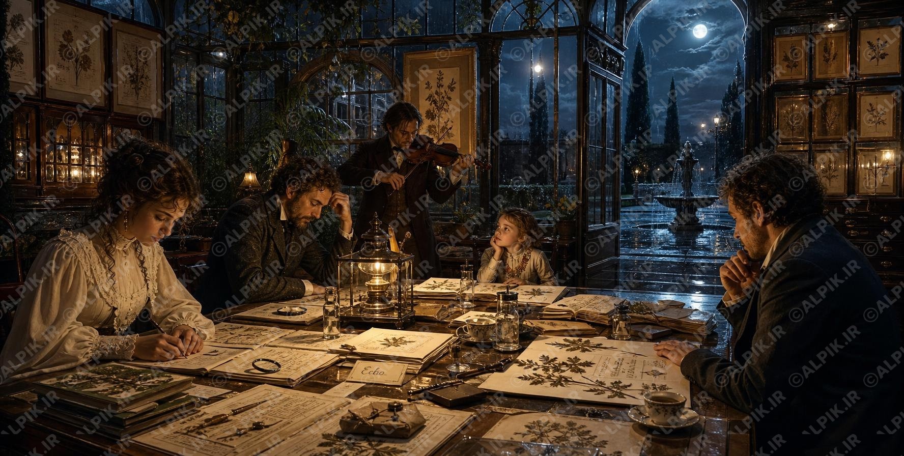 نجواهای شبانه در گلخانه سلطنتی