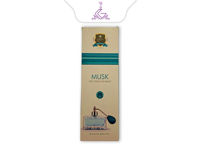 عود شاخه ای دست ساز 90گرمی مشک MUSK برند آلاکیکALAUKIK