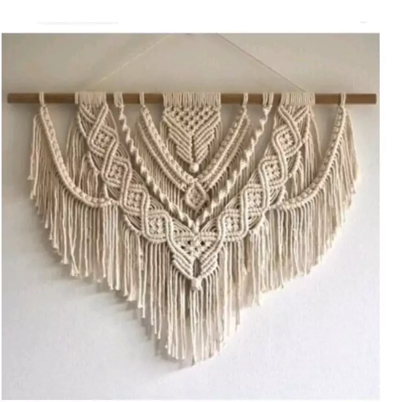 دیوارکوب آویزی مکرومه