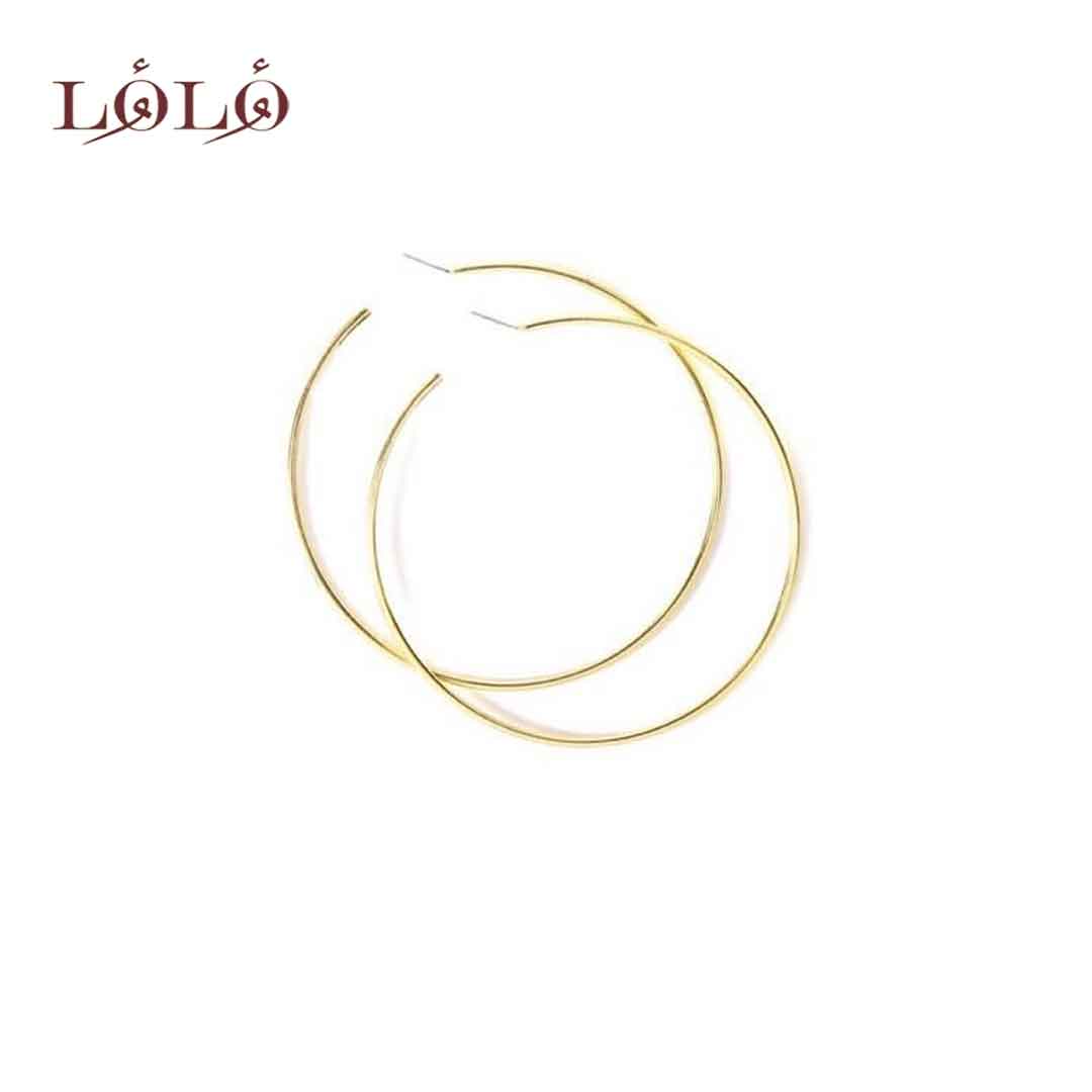 گوشواره طلا حلقه ای بزرگ
