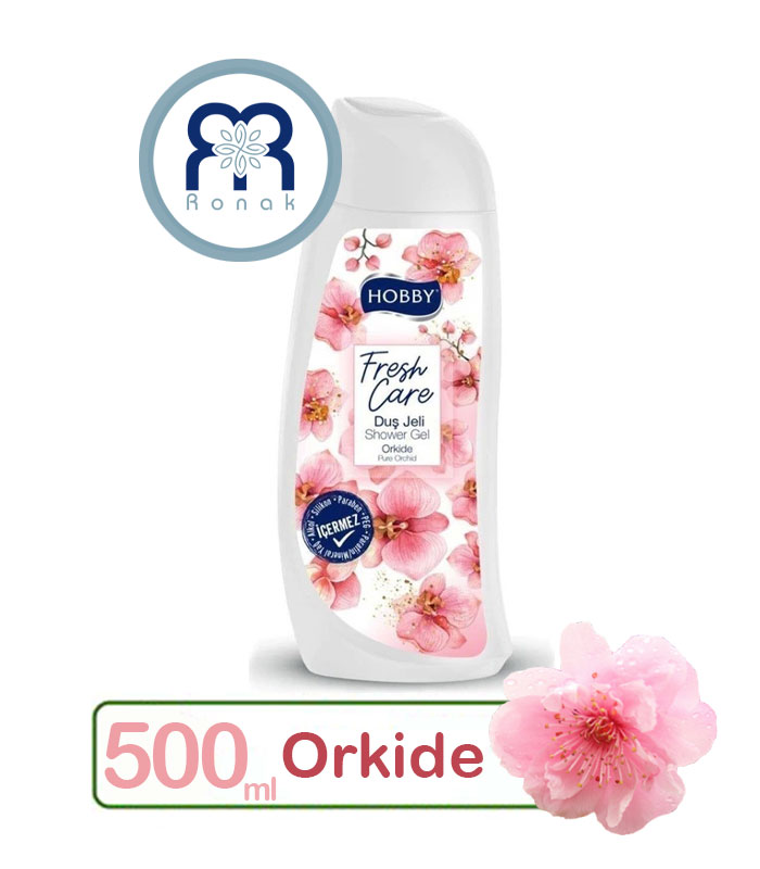 شامپو بدن هوبیHOBBY با رایحه گل ارکیده حجم 500 میل (کپی)