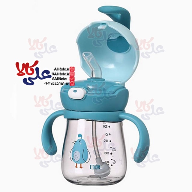 لیوان آب خوری و قمقه نی دار 220 میل رووکو Rovoco