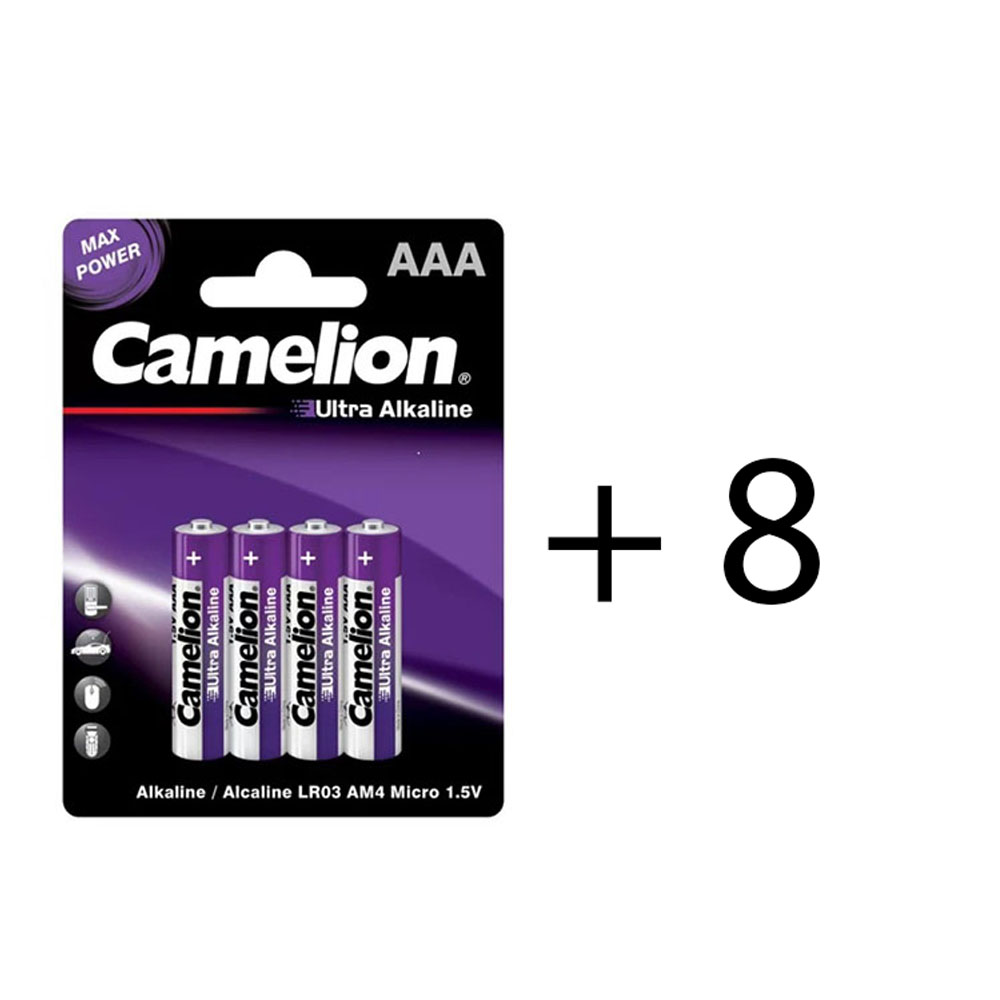 باتری قلمی کملیون مدل اولترا آلکالاین کارت 12 عددی Camelion Ultra Alkaline AA Battery 12 Pack