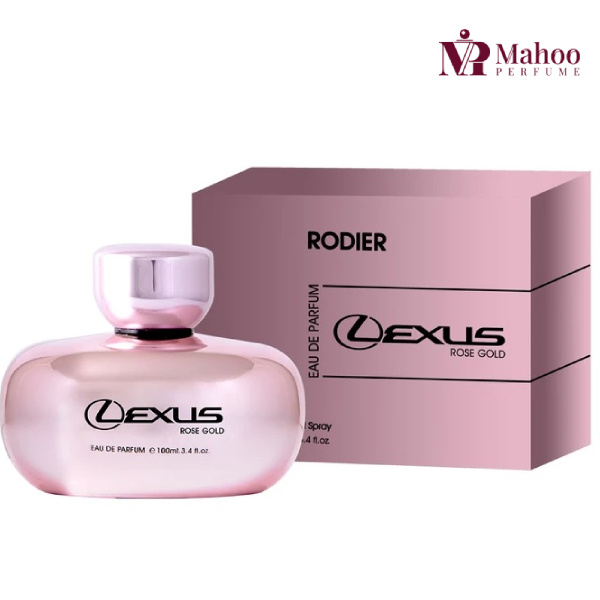 عطر ادکلن رودیر مدل Lexus Rose Gold حجم 100 میل| Lexus Gold Rose Rodier