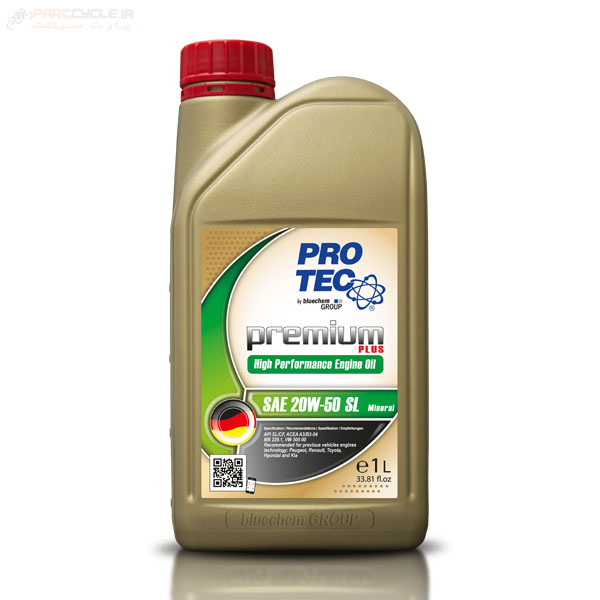 روغن یک لیتری پروتک 20W-50 SL