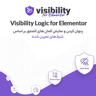 خرید افزونه نمایش یا عدم نمایش المان های المنتور