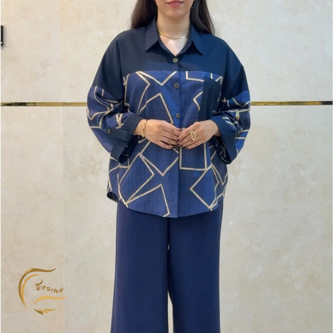 شومیز شیدا - سرمه ای, 46