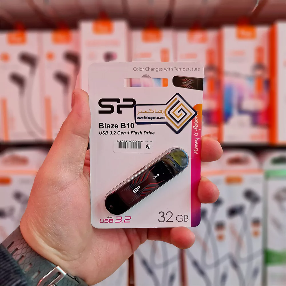 فلش مموری سیلیکون پاور (Silicon Power) مدل (B10)– 32GB