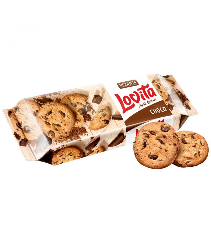 کوکی شکلات لاویتا روشن با تکه های شکلات Roshen