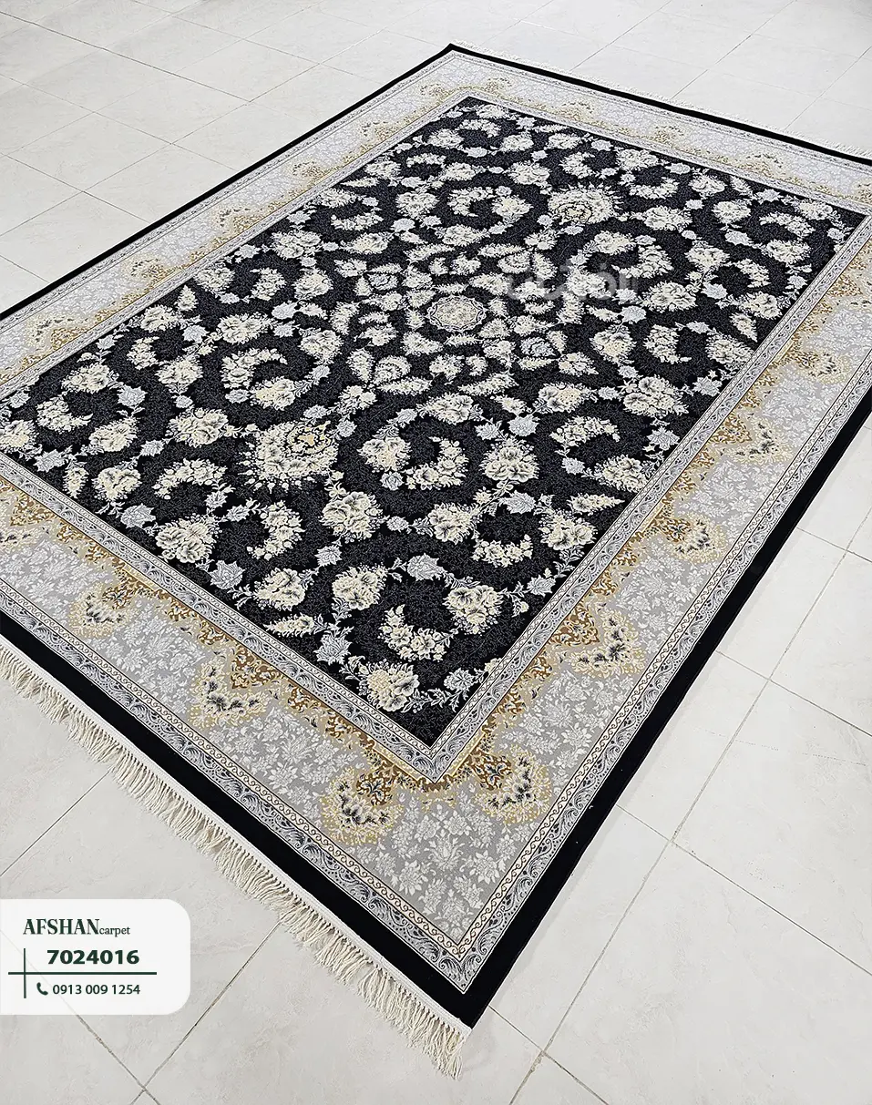 فرش 700 شانه آکرلیک طرح گندم کد 7024016 آرزو