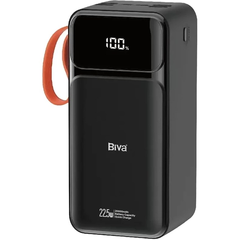 پاوربانک 50000 بیوا Biva BP-052 توان 22.5 وات همراه با کابل متصل