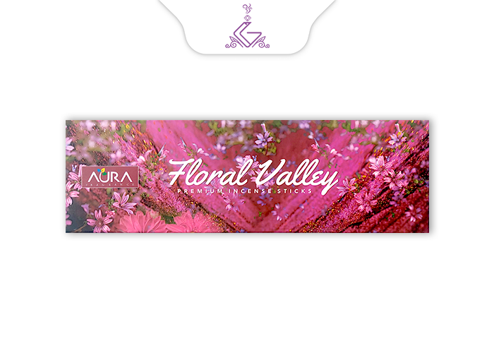 عود شاخه ای دست ساز فلورال ولی /دره گلزار Floral valley برند آئورا AURA