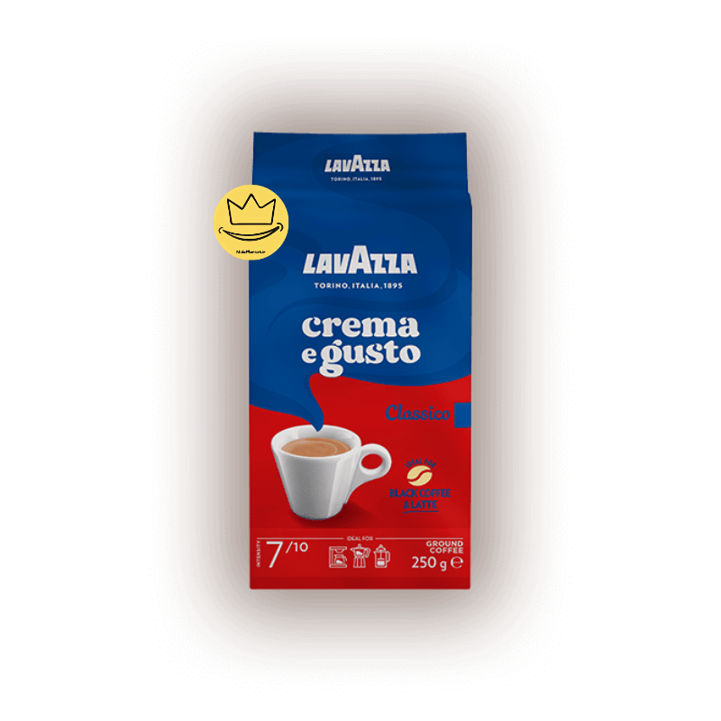 پودر قهوه لاوازا کرما گوستو کلاسیکو 250 گرم Lavazza Crema e Gusto Classico