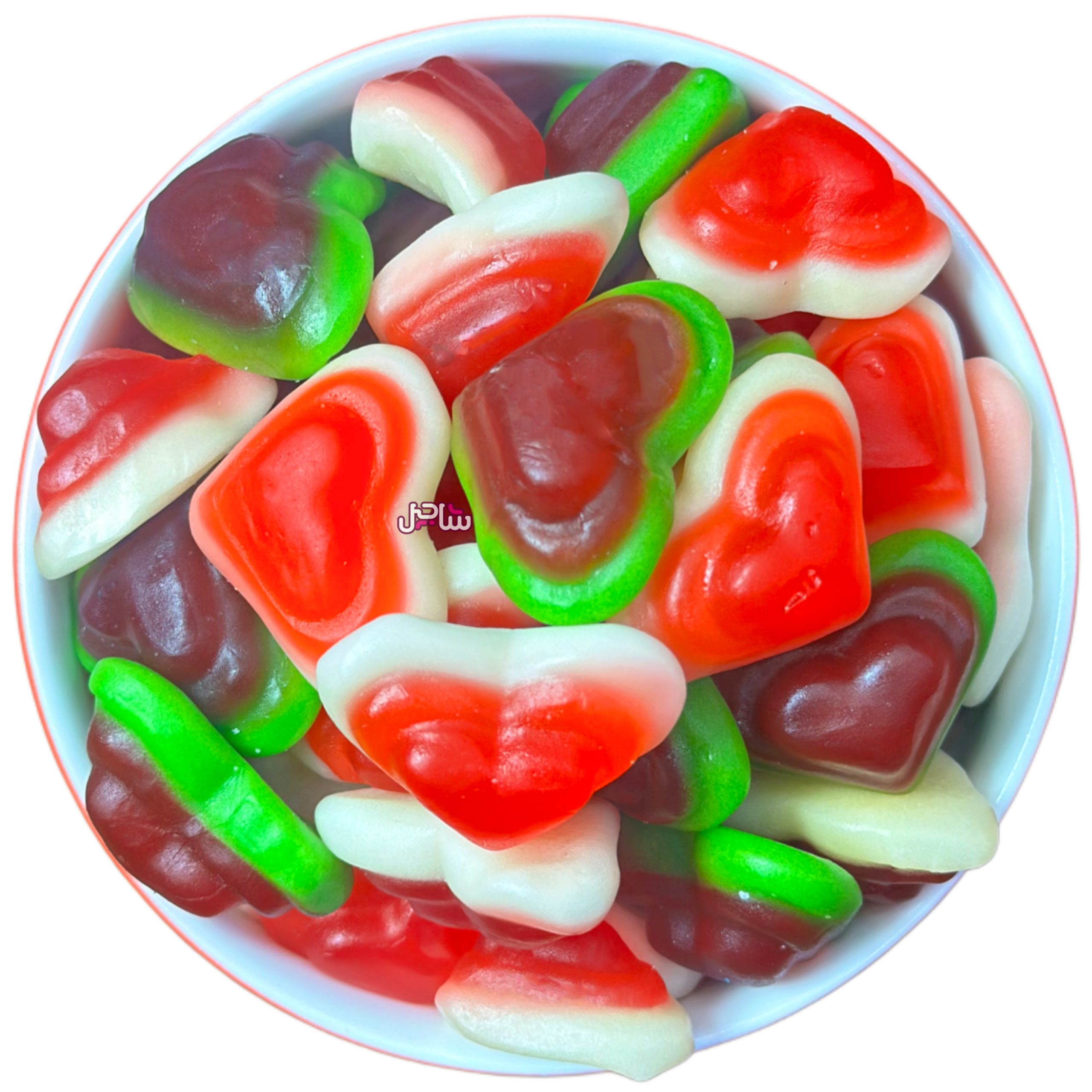 پاستیل قلبی میوه ای