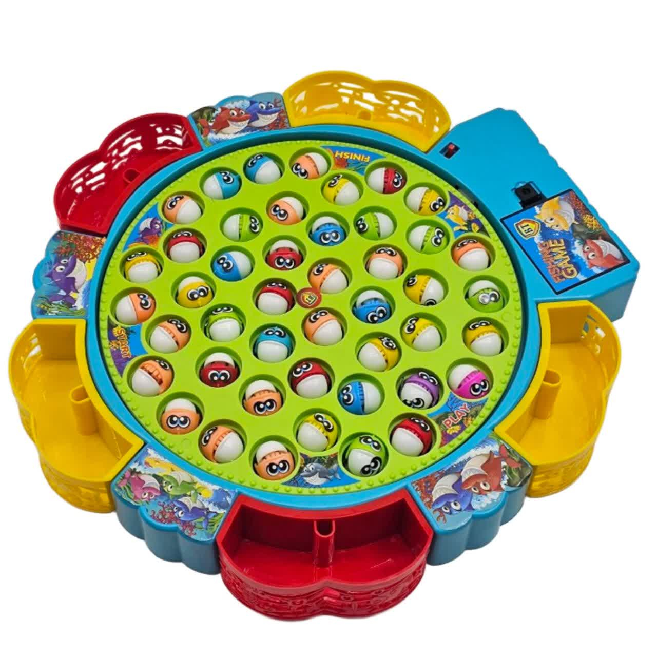 اسباب بازی ناب سل مدل ماهیگیری موزیکال چراغدار کد FISHING GAME INCLUDE 45 FISHES WITH MUSIC &LIGHTUP