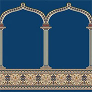فرش سجاده‌ای محرابی طرح جنت