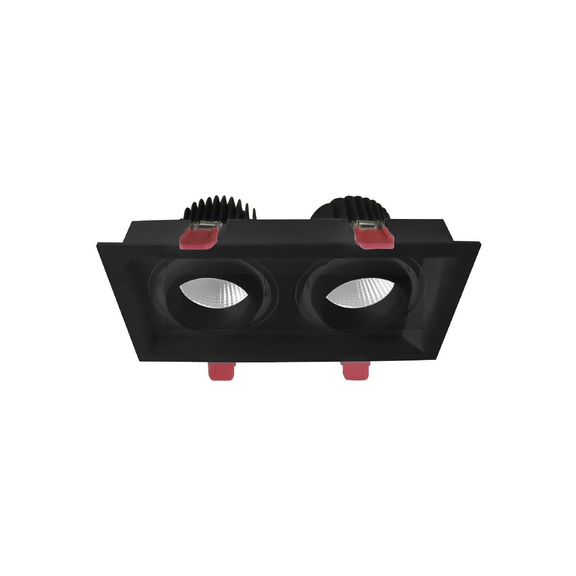 چراغ سقفی توکار شعاع کد SH-AL6702- 2x36W
