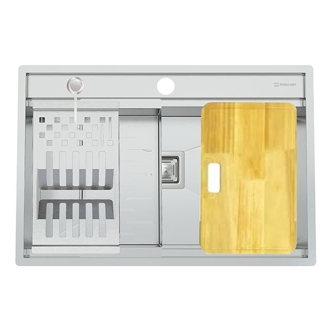 سینک ظرفشویی استیل مکوان مدل Ms74-Max