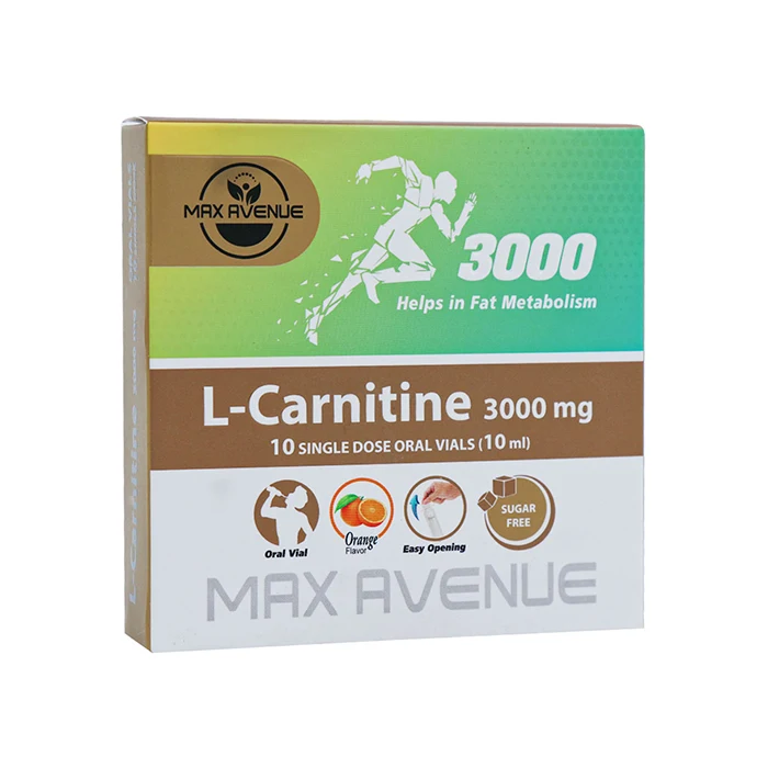 ویال ال کارنیتین 3000 میلی گرم مکس اونیو