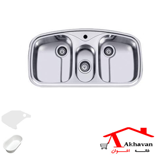 سینک ظرفشویی توکار کد 8 اخوان