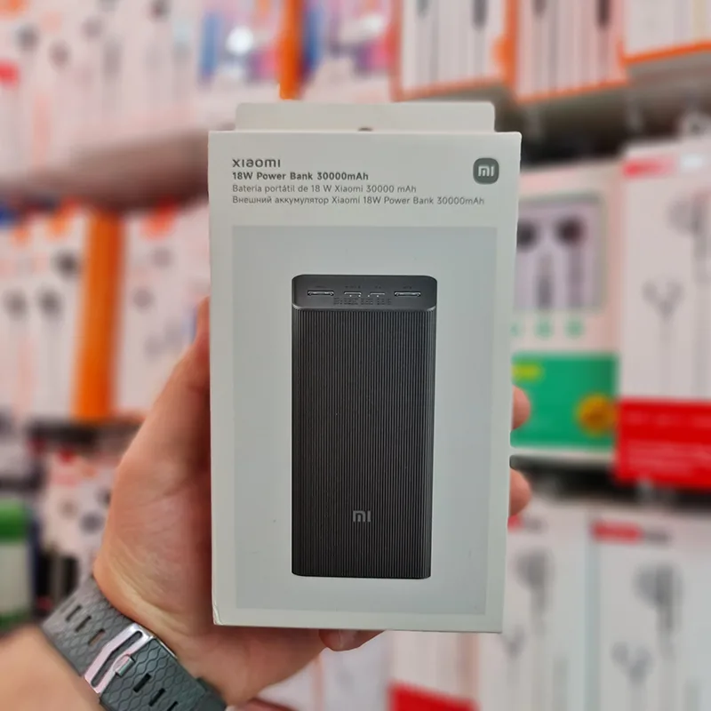پاوربانک 30000میلی آمپر شیاومی (Xiaomi)مدل PB3018ZM