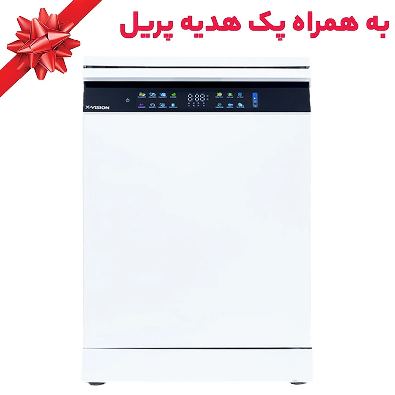 ماشین ظرفشویی 14 نفره ایکس ویژن مدل S160-W/S - استیل