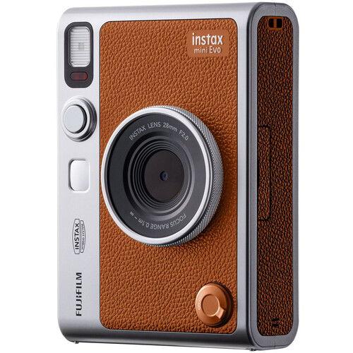 دوربین عکاسی چاپ سریع فوجی فیلم مدل INSTAX mini Evo رنگ قهوه‌ای