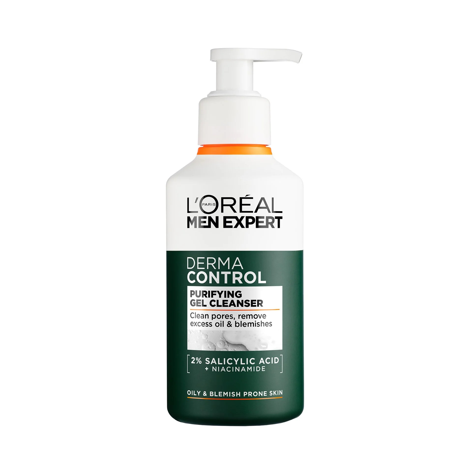 ژل پاک کننده پوست درما کنترل مردانه لورال مدل MEN حجم 260 میل MEN EXPERT DERMA CONTROL purifying cleansing gel
