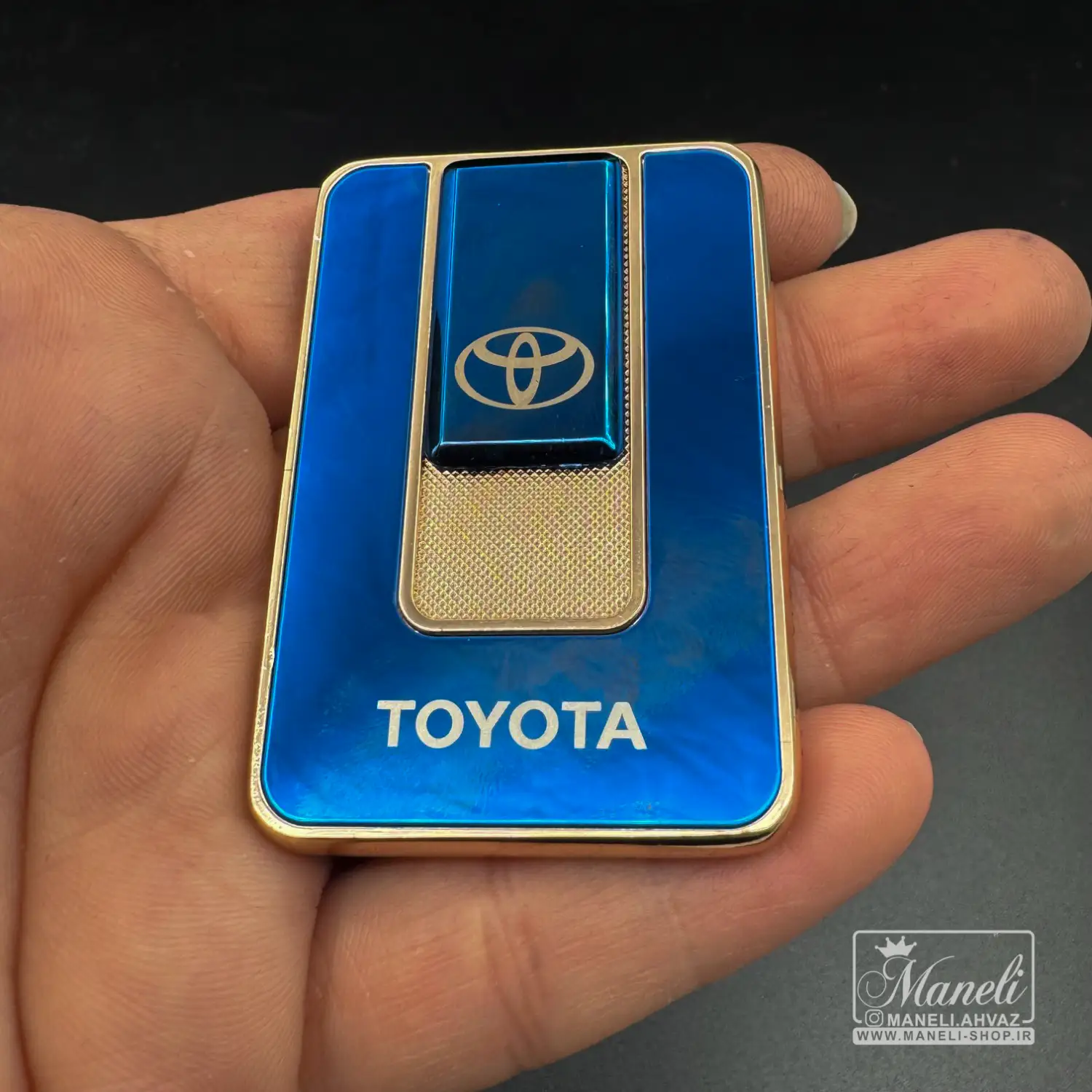 فندک المنتی آبی با لوگو Toyota