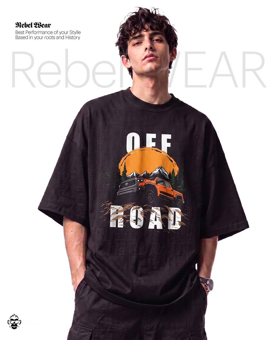 تیشرت طرح Off Road 4 برند یاغی