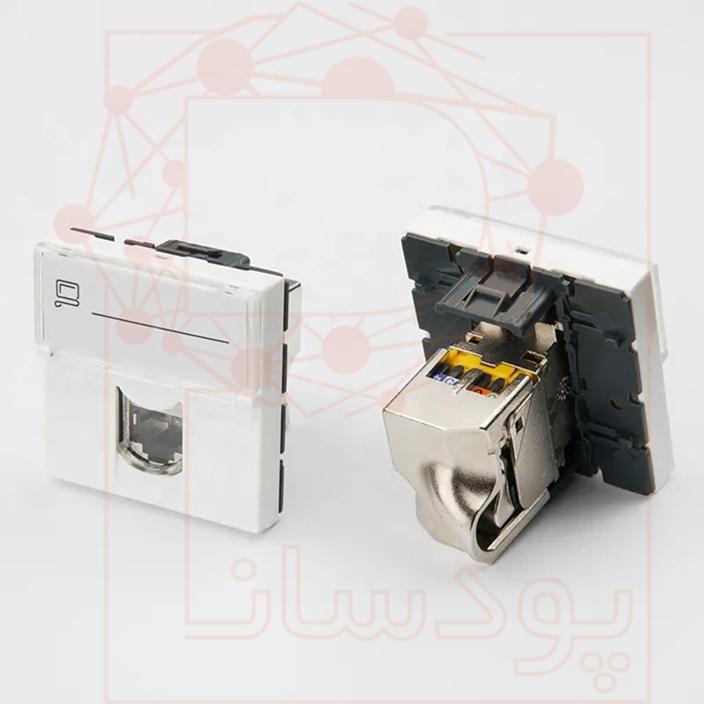 کیستون شبکه لگراند 2 ماژول پهن CAT6A SFTP پارت نامبر 076576
