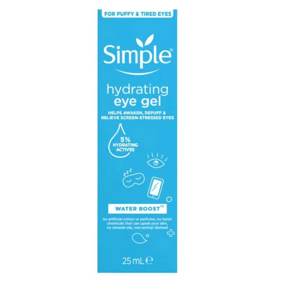 ژل آبرسان دور چشم سیمپل روشن کننده و ضد پف 25ml