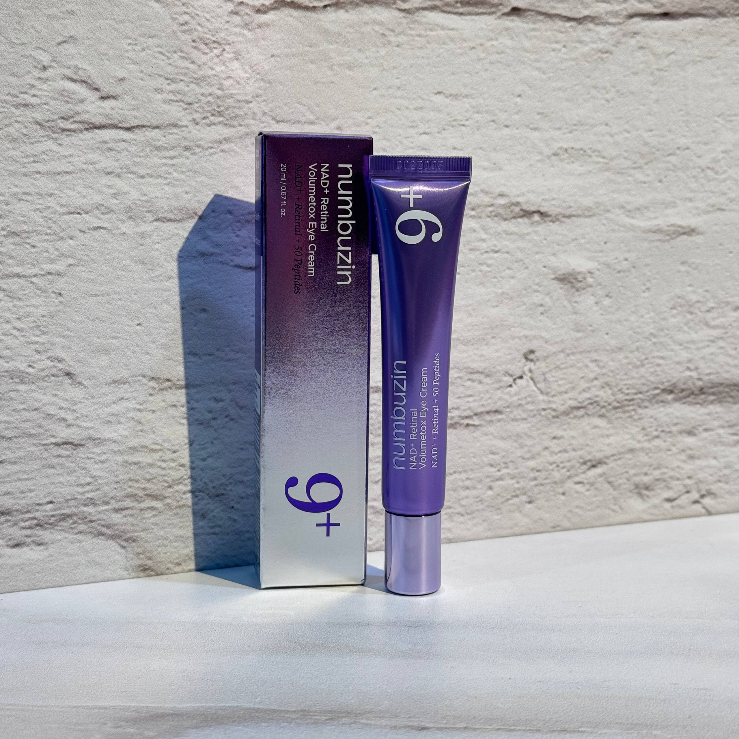 کرم دور چشم NAD + رتینال و 50 پپتاید شماره 9+ نامبوزین 20 میل Numbuzin No.9 NAD+ Retinol Volumetox Eye Cream