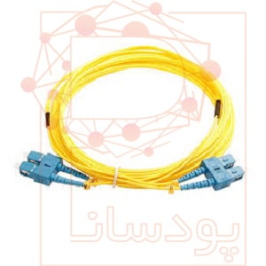 پچ کورد فیبر نوری نگزنس OS سینگل مود SC-SC پنج متری وارداتی با قطر 2 میلی متر N122.4CCY5