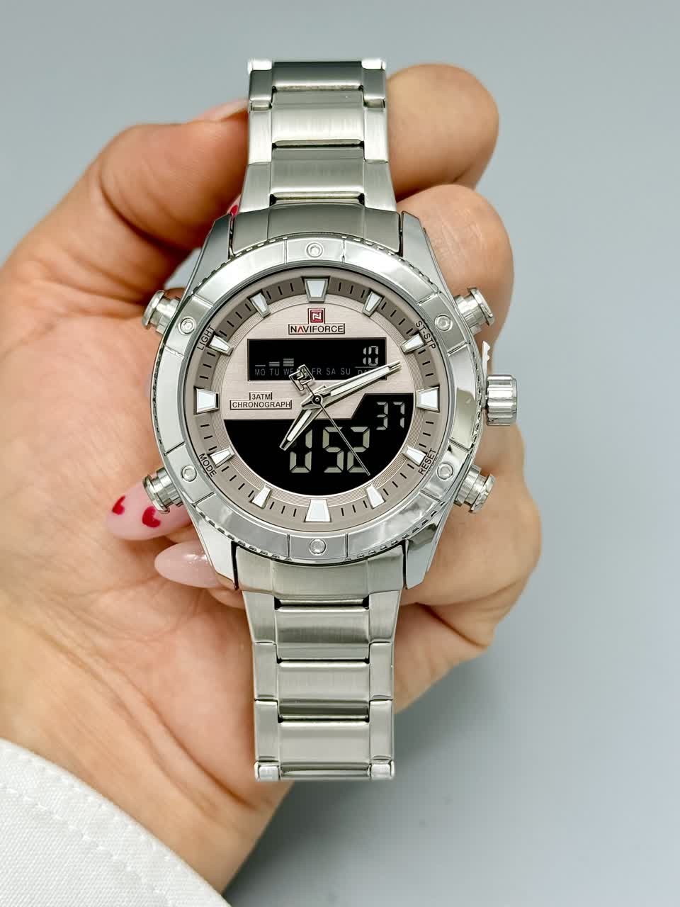 ساعت اورجینال مردانه دوزمانه نیوی فورس مدل NAVIFORCE NF9259-3