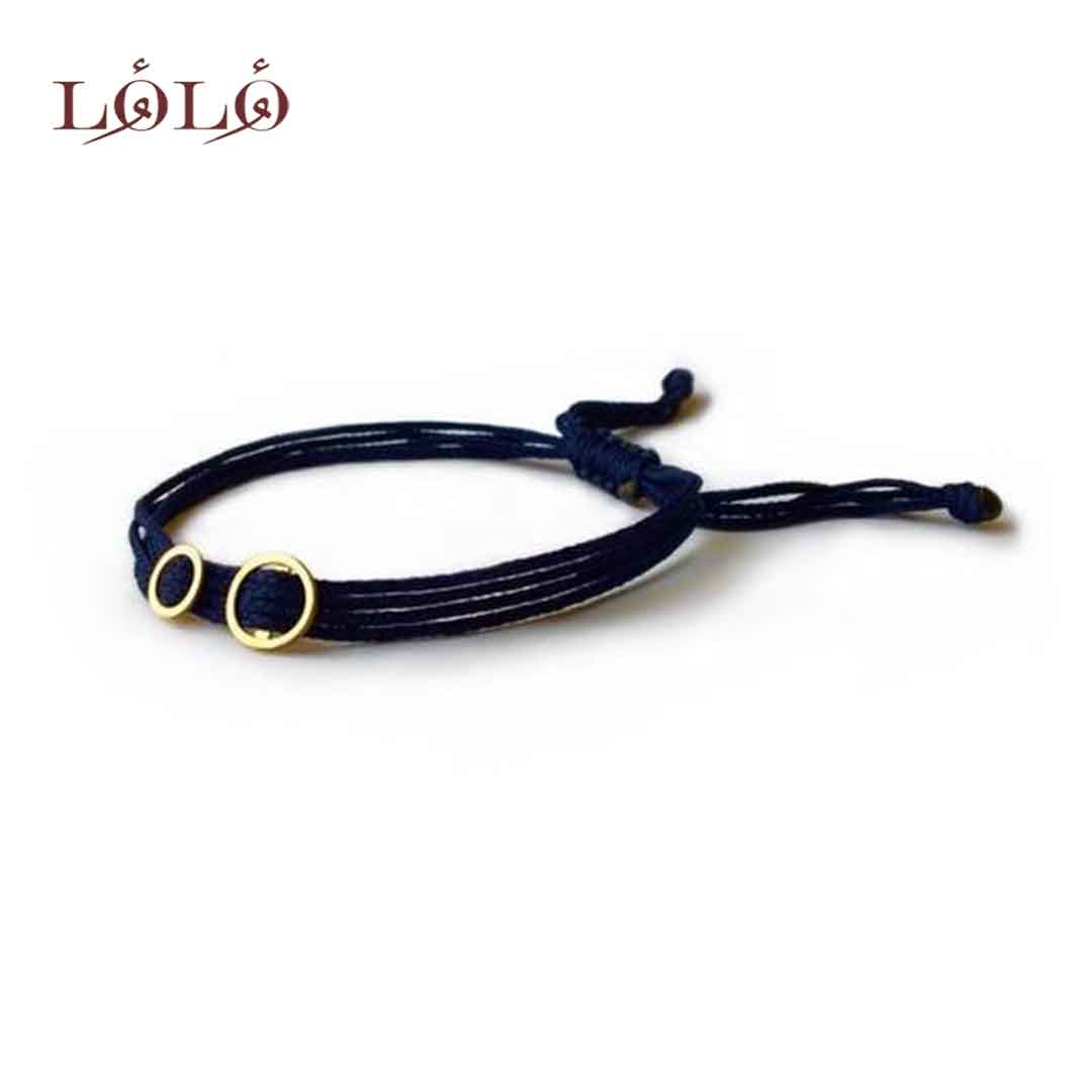 دستبند نقره دو دایره