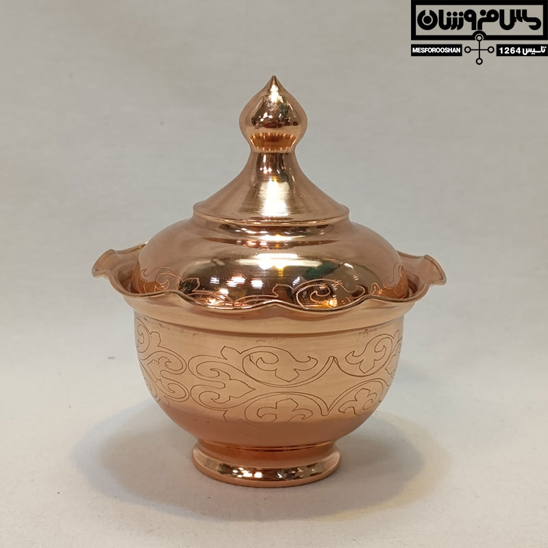 قندان مسی مدل مندیل