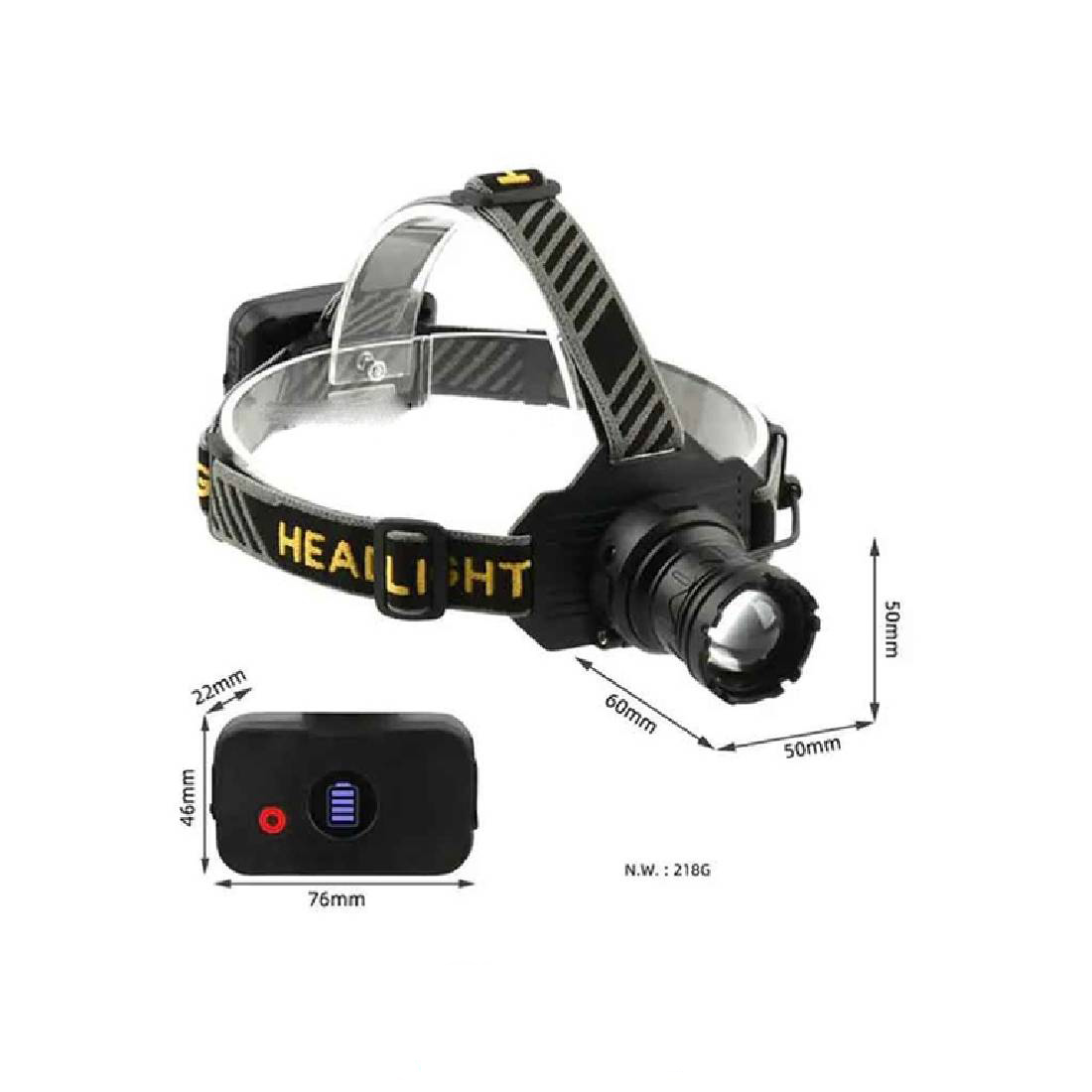 چراغ پیشانی اسمال سان مدل ZY-T502