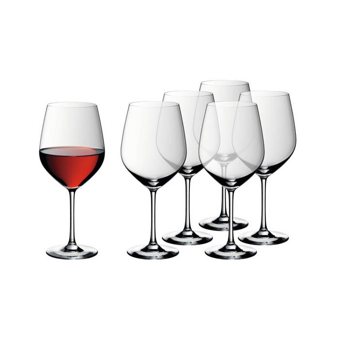 گیلاس 6 تایی وی ام اف | WMF EASYPLUS BURGUNDY GLASSES 6PCS