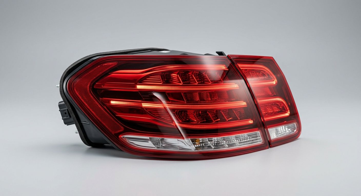 چراغ خطر عقب بنز E350 /Mercedes-Benz E350 W212 Rear Tail Light Assembly