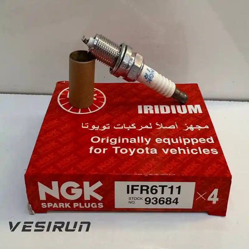 شمع پایه کوتاه NGK ایرودیوم اصلی IFR6T11