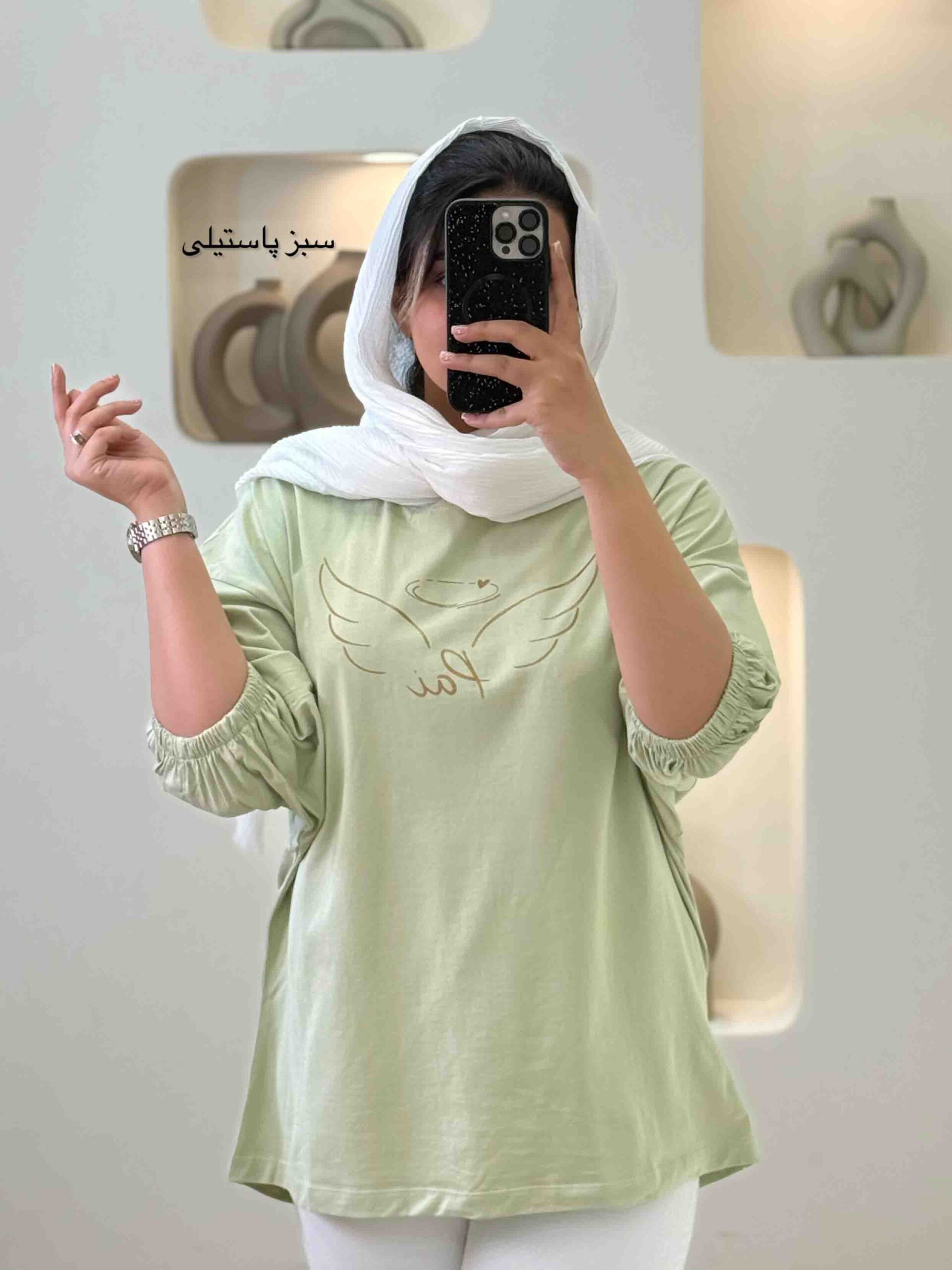 تیشرت قواره دار بال فرشته-11486