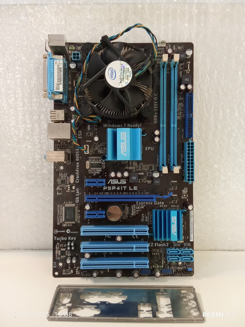 باندل مادربرد DDR3 ASUS مدل P5P41T LE (استوک)