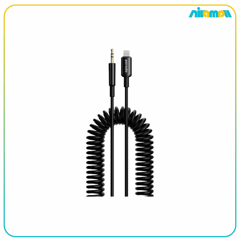 کابل تبدیل Lightning to AUX پرودو مدل PD-LAXCC به طول 1.2 متر