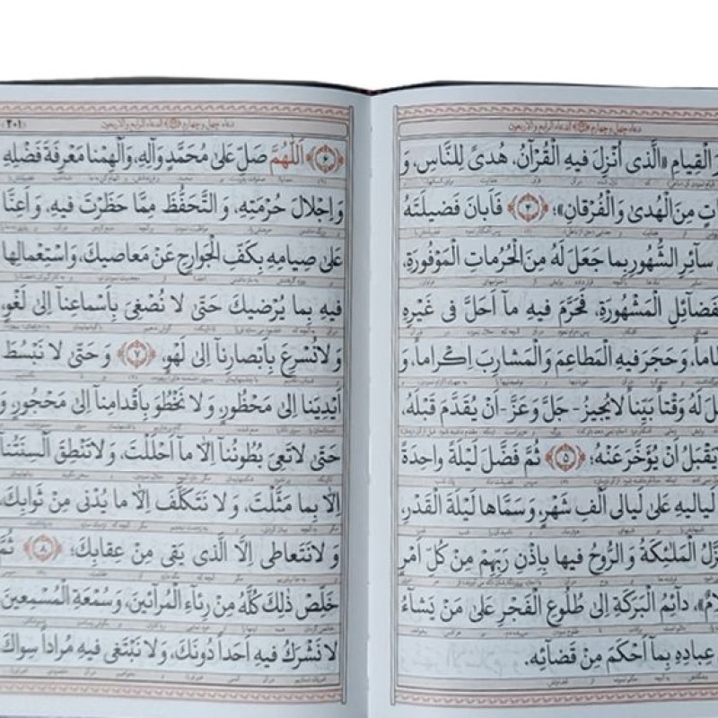 صحیفه سجادیه وزیری چرم رنگی