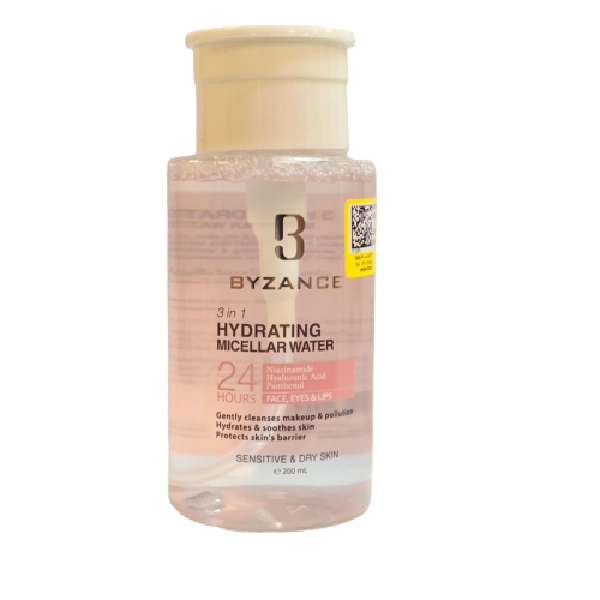 میسلار واتر آبرسان پوست خشک و حساس مدل Hydrating بیزانس 200 میل