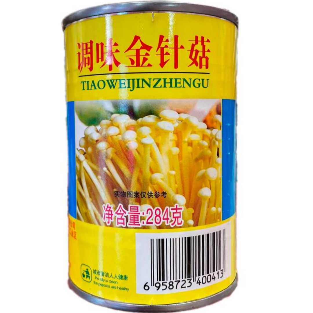 قارچ انوکی کنسروی