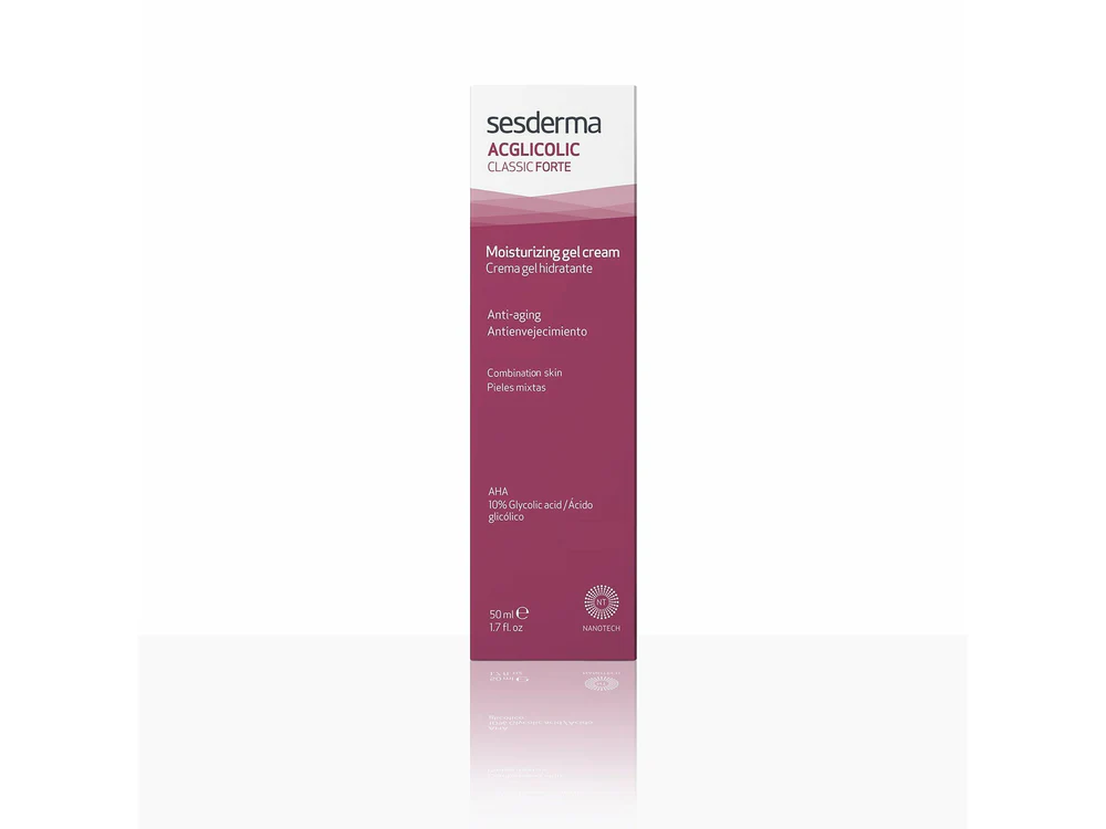 ژل کرم لایه بردار و مرطوب کننده قوی ای سی گلیکولیک کلاسیک سسدرما Sesderma Acglicolic Classic Moisturizing Gel Cream Fort 50 ml
